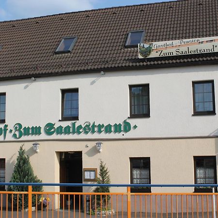 Gasthof & Pension Zum Saalestrand Bad Dürrenberg Extérieur photo