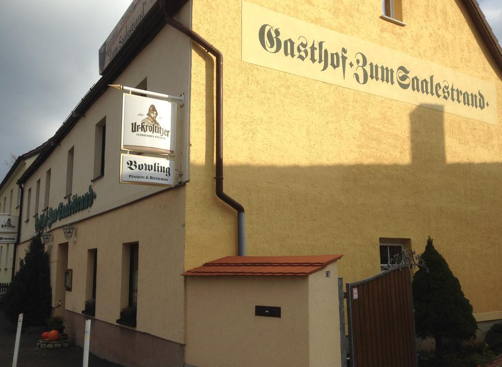 Gasthof & Pension Zum Saalestrand Bad Dürrenberg Extérieur photo