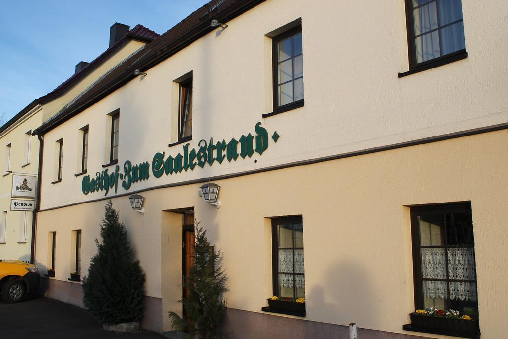 Gasthof & Pension Zum Saalestrand Bad Dürrenberg Extérieur photo
